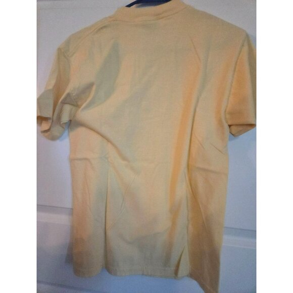 Bellagio small yellow vintage women's t-shirt no size tag - Picture 2 of 4
